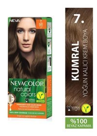 Nevacolor Natural Colors 7. Kumral Krem Saç Boyası 50 Ml