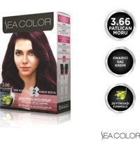Sea Color Set 3.66 Patlıcan Moru Krem Saç Boyası 50 ml