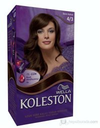 Wella Koleston Set 4.3 Altın Kahve Krem Saç Boyası 50 ml