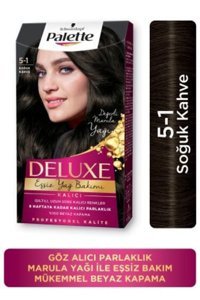 Schwarzkopf Palette Deluxe 5.1 Soğuk Kahve Krem Saç Boyası 50 ml