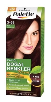 Schwarzkopf Palette 3.68 Kızıl Çikolata Krem Saç Boyası 50 ml