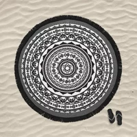 Marte Home Mandala 4 Pamuklu Plaj Havlusu Çok Renkli