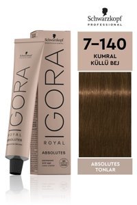 Schwarzkopf Igora Royal Absolutes 7.140 Kül Bej Orta Sarışın Krem Saç Boyası 60 ml