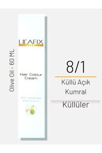 Lilafix With Olive Oil 8.1 Işıltılı Kahve Krem Saç Boyası 60 ml