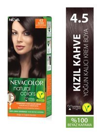 Nevacolor Natural Colors 4.5 Kahve Krem Saç Boyası 50 Ml