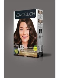 Sea Color Set 5.4 Açık Kestane Krem Saç Boyası 50 ml