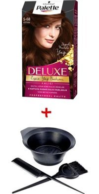 Schwarzkopf Palette Deluxe 5.68 Kestane Krem Boyama Seti Saç Boyası 50 ml