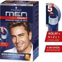 Wella Men Perfect 50 Açık Kahve Jel Erkek Saç Boyası 50 Ml