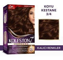 Wella Koleston Supreme 3.4 Koyu Kestane Krem Saç Boyası 50 Ml