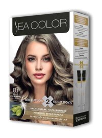 Sea Color Set 8.1 Küllü Açık Kumral Krem Saç Boyası 50 ml