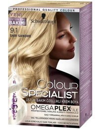 Schwarzkopf Colour Specialist 9.1 Siyah Kestane Krem Saç Boyası 50 ml