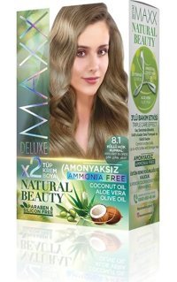 Maxx Deluxe Natural Beauty 45299 Küllü Açık Kumral Amonyaksız Krem Saç Boyası 60 Ml