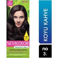 Nevacolor Natural Colors 3. Koyu Kahve Krem Saç Boyası 50 Ml