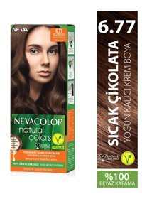 Nevacolor Natural Colors 6.77 Sıcak Çikolata Krem Saç Boyası 50 Ml