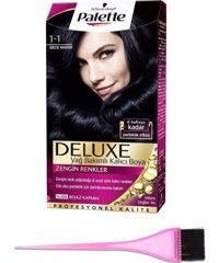 Schwarzkopf Palette Deluxe Zengin Renkler 1.1 Gece Mavisi Krem Saç Boyası 50 ml