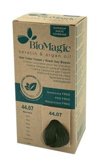 BioMagic Keratin & Argan Yağı 44.07 Moka Kahve Krem Saç Boyası 60 Ml