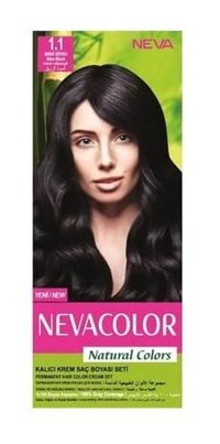 Nevacolor Natural Colors 11 Mavi Siyah Krem Saç Boyası 50 Ml