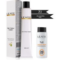 Lilafix With Olive Oil 7.1 Küllü Kumral Krem Saç Boyası 60 ml
