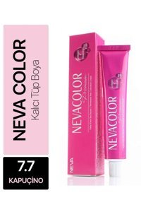 Nevacolor Premium 7.7 Kapuçino Krem Saç Boyası 50 Ml
