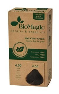 BioMagic Doğal 5.00 Açık Kahve Amonyaksız Krem Saç Boyası 60 Ml