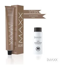 Maxx Deluxe Oksidan 7.73n Altın Karamel Krem Saç Boyası 100 Ml