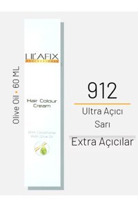 Lilafix Ultra Açıcı 912 Ultra Açıcı Sarı Krem Saç Boyası 60 ml