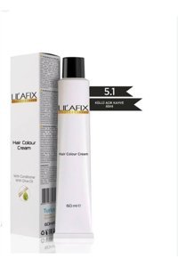 Lilafix With Olive Oil 5.1 Küllü Kahve Krem Saç Boyası 60 ml