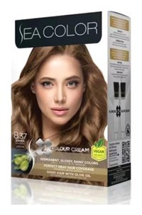 Sea Color Colour Cream 8.37 Sahra Sarısı Krem Saç Boyası 50 ml