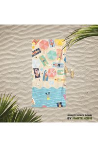 Marte Home Summer Plaj Havlusu Çok Renkli