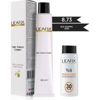 Lilafix With Olive Oil 8.73 Açık Karamel Krem Saç Boyası 60 ml