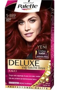 Schwarzkopf Palette Deluxe 5.889 Şarap Kızılı Krem Saç Boyası 50 ml