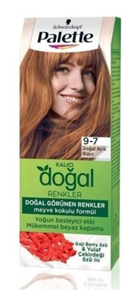 Schwarzkopf Palette Doğal Renkler 9.7 Doğal Açık Bakır Krem Saç Boyası 50 ml