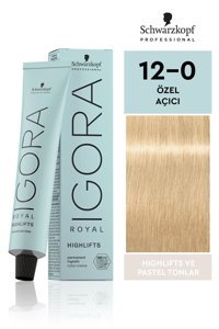Schwarzkopf Igora Royal Highlifts 12.0 Krem Saç Boyası 60 ml