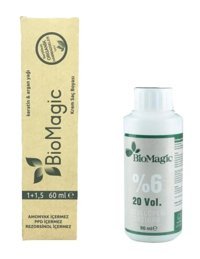 BioMagic Keratin & Argan Yağı 10.11 Yoğun Küllü Açık Sarı Organik Amonyaksız Krem Saç Boyası 60 Ml