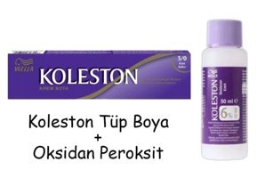 Wella Koleston Oksidan 3.0 Koyu Kahve Krem Saç Boyası 60 Ml
