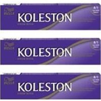 Wella Koleston 8.1 Açık Kumral Krem Saç Boyası 3x50 Ml