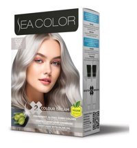 Sea Color 0.02 Gümüş Gri Vegan Krem Saç Boyası 50 ml