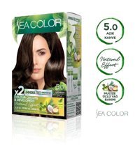 Sea Color Natural Effect 5.0 Açık Kahve Krem Saç Boyası 50 ml