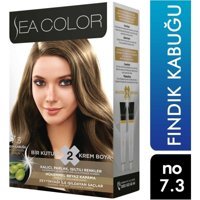 Sea Color Colour Cream 7.3 Fındık Kabuğu Krem Saç Boyası 50 ml
