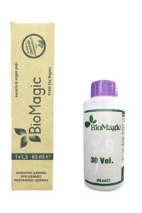 BioMagic Keratin & Argan Yağı 88.07 Altın Karamel Organik Amonyaksız Krem Saç Boyası 60 Ml