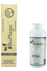 BioMagic Keratin & Argan Yağı 66.88 Viyole Organik Amonyaksız Krem Saç Boyası 60 Ml