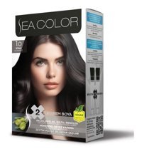 Sea Color 1.0 Siyah Vegan Krem Saç Boyası 50 ml