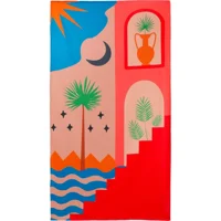 Dekraliçe Tropical Summer Plaj Havlusu Çok Renkli