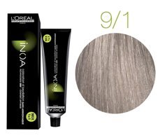L'oréal Paris İnoa 9.1 Küllü Sarı Krem Saç Boyası 60 Ml