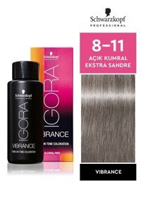 Schwarzkopf Igora Royal Vibrance 8.11 Açık Kumral Krem Saç Boyası 60 ml