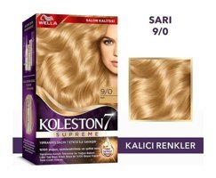 Wella Koleston Supreme 90 Sarı Krem Saç Boyası 50 Ml