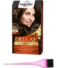 Schwarzkopf Palette Deluxe Zengin Renkler 7.36 Küllü Kestane Krem Saç Boyası 50 ml