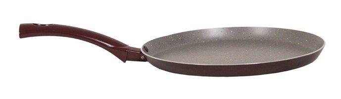 Mehtap Plastik Saplı Granit 24 cm Krep Tava Mor