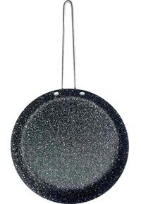 Gülsan Çelik Saplı Granit 24 cm Krep Tava Siyah