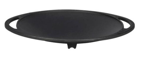 Lava Döküm 28 cm Saç Tava Siyah
